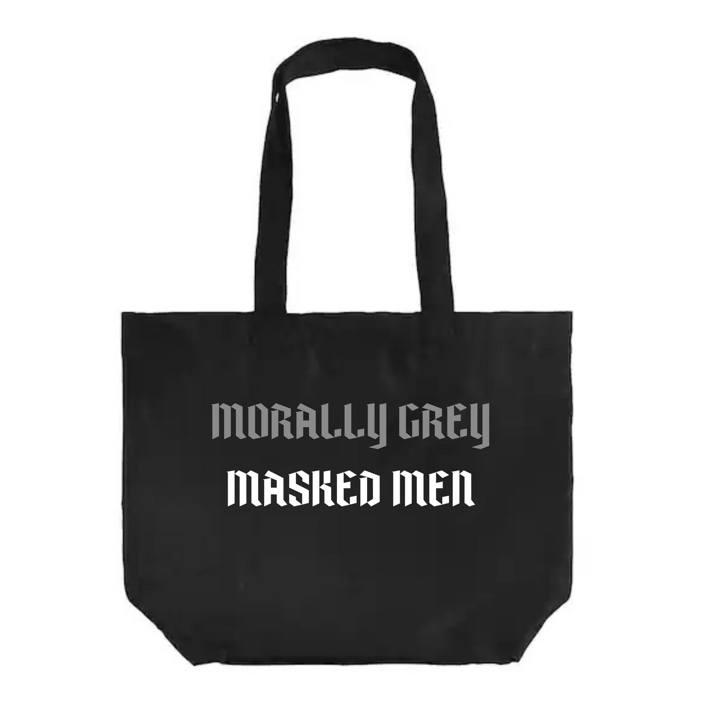 Morally Grey Masked Men Tote