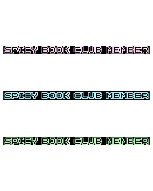 SPICY BOOK CLUB MEMBER